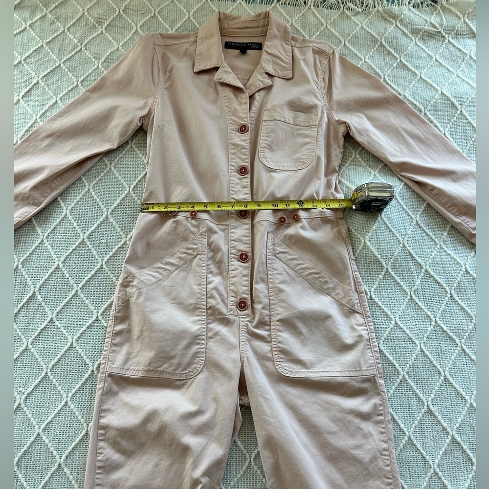 Veronica Beard Wren Boiler Jumpsuit. Pink size small - Picture 11 of 13